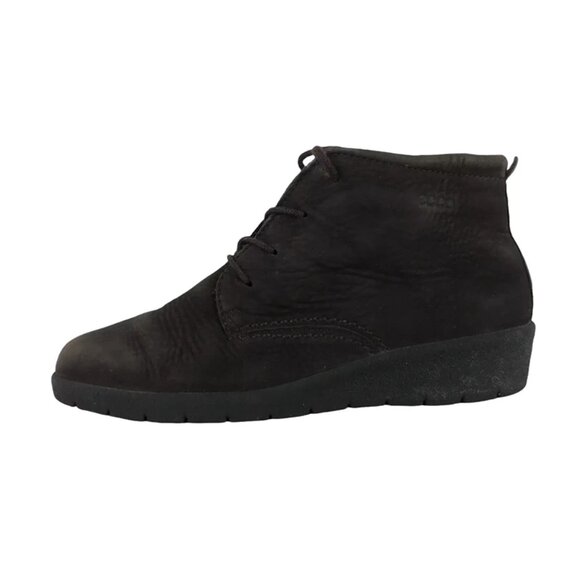 Ecco‎ Womens Choice Dark Brown Lace Up Ankle Chukka Boots Size US 6.5 - Picture 2 of 9